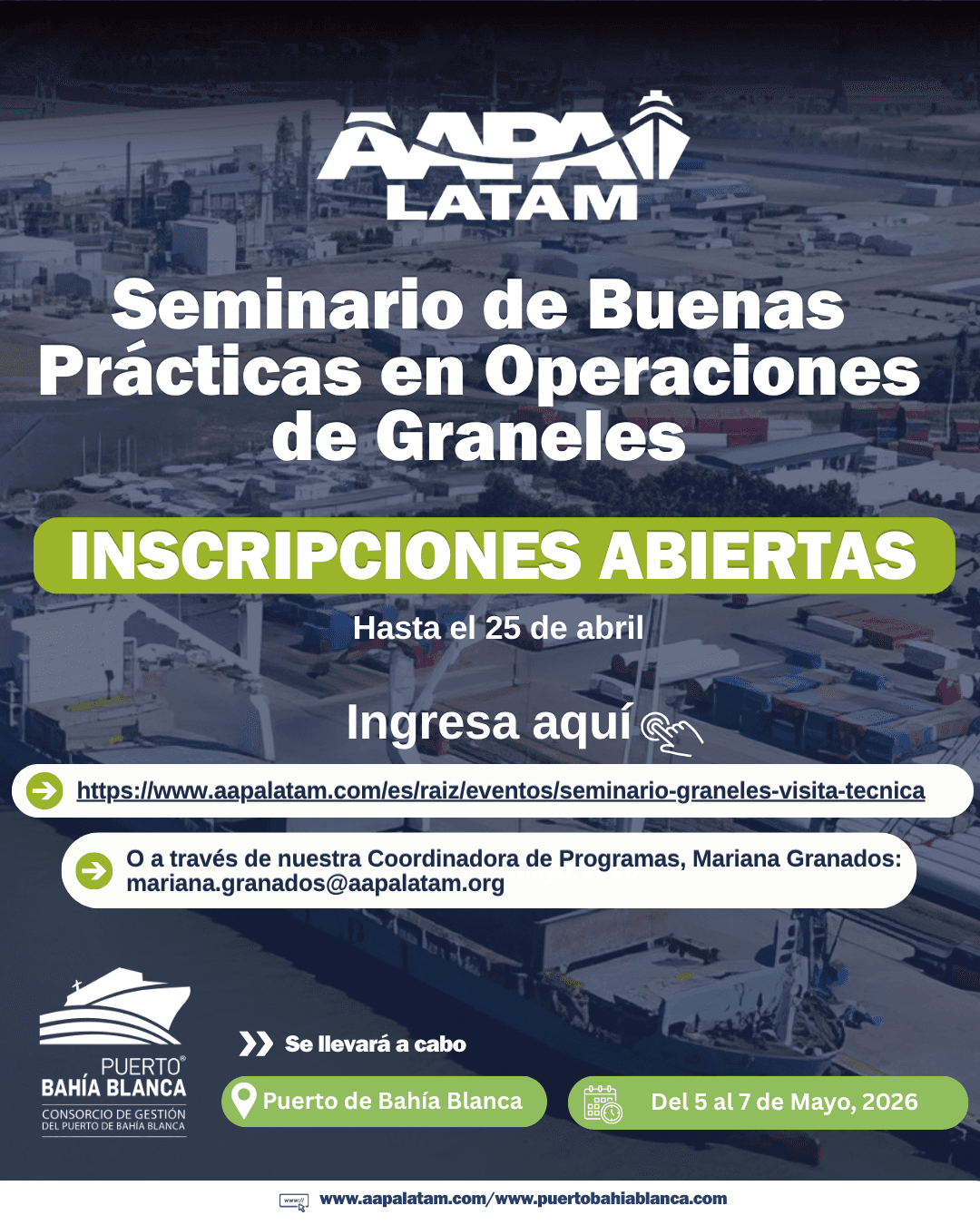 Promoción Seminario Graneles - Bahía Blanca