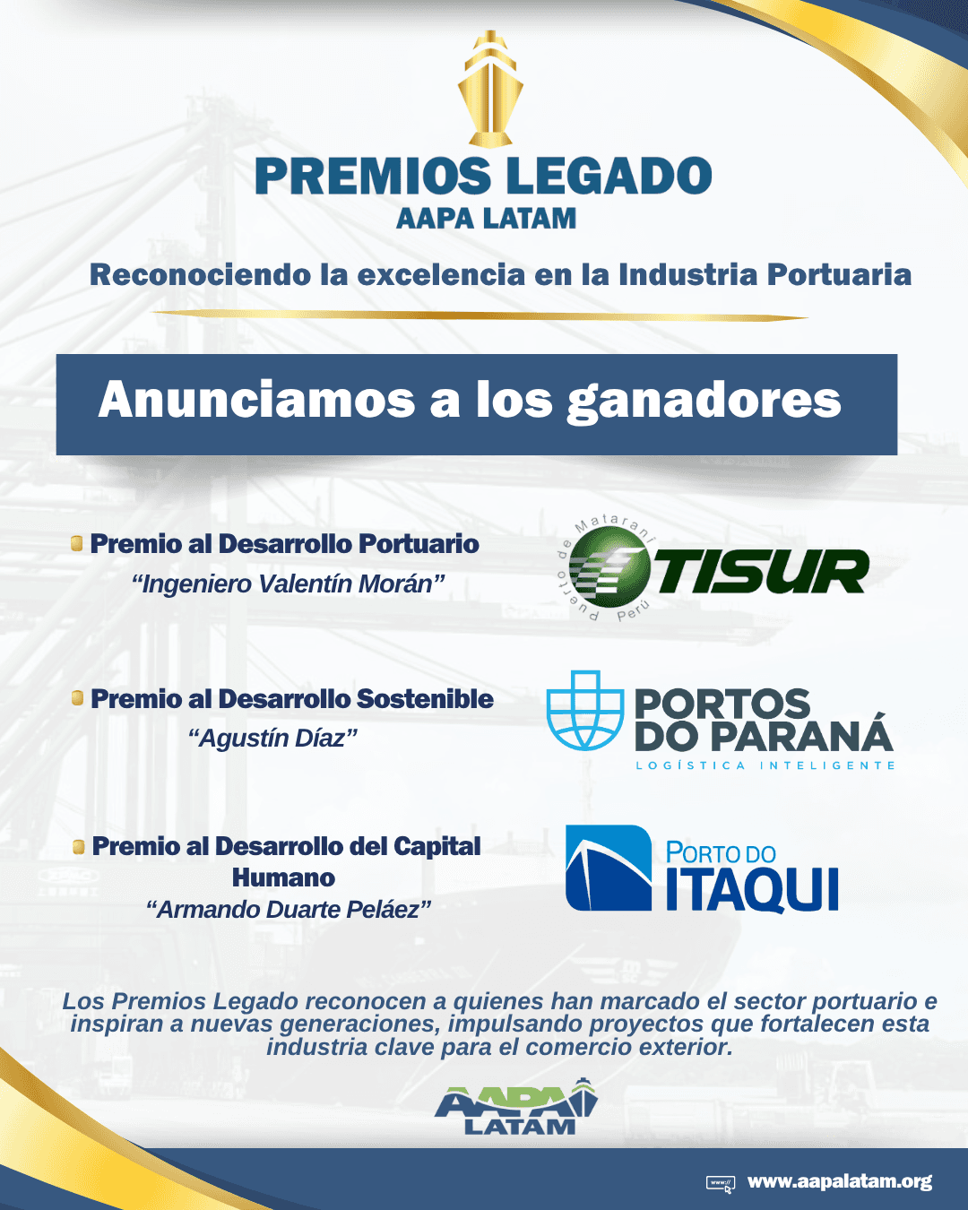 Anúncio dos vencedores Prêmios Legado 2025